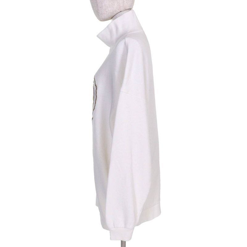 Gucci 24SS 760367 100% Cotton Logo Embroidery High Neck Sweatshirt Mini Dress