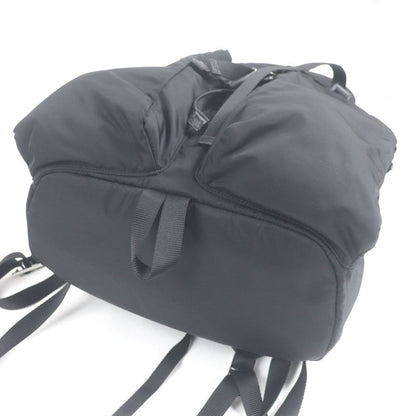 Prada 2vz019 Saffiano Leather Re-nylon Triangle Logo Backpack Sac Daypack Black