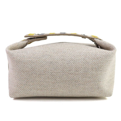 Hermes Brid a Black PM Au Carre 100% Wool Sègre Silver Hardware Serie Button