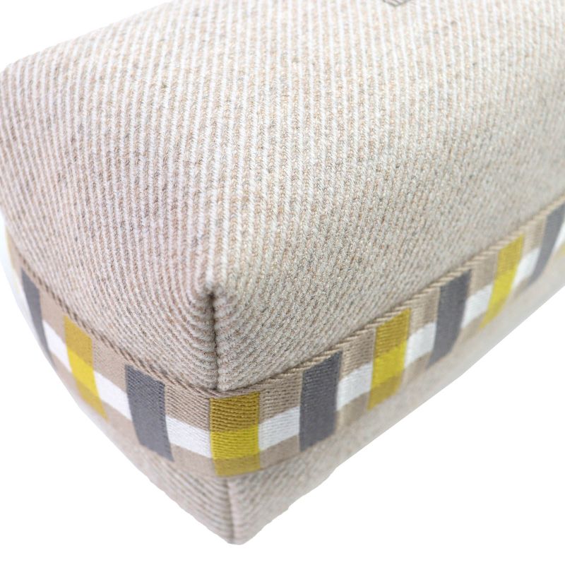 Hermes Brid-a-Brac PM Au Carre 100% Wool Segre Silver Hardware Serie Button