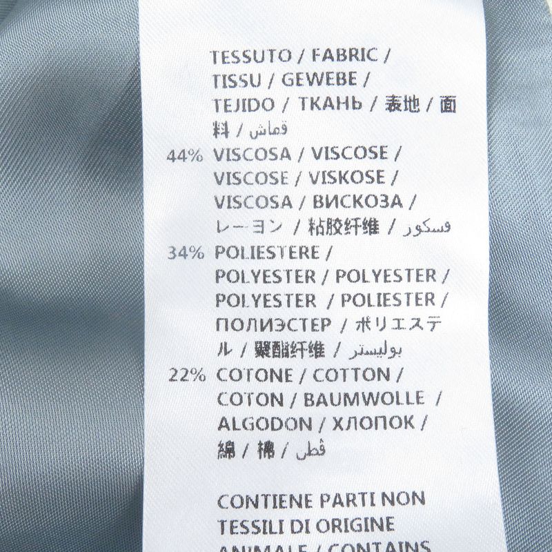 Gucci 522513 GG Logo All-over Pattern Single Velour Tailored Jacket 44 Black