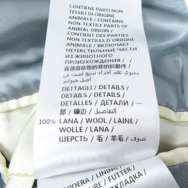 Gucci 522513 GG Logo All-over Pattern Single Velour Tailored Jacket 44 Black