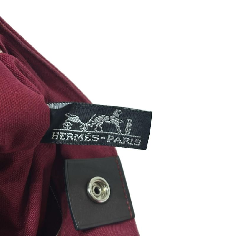 Hermes Tote Bag Troca Horizontal PM Red×brown×multi Leather