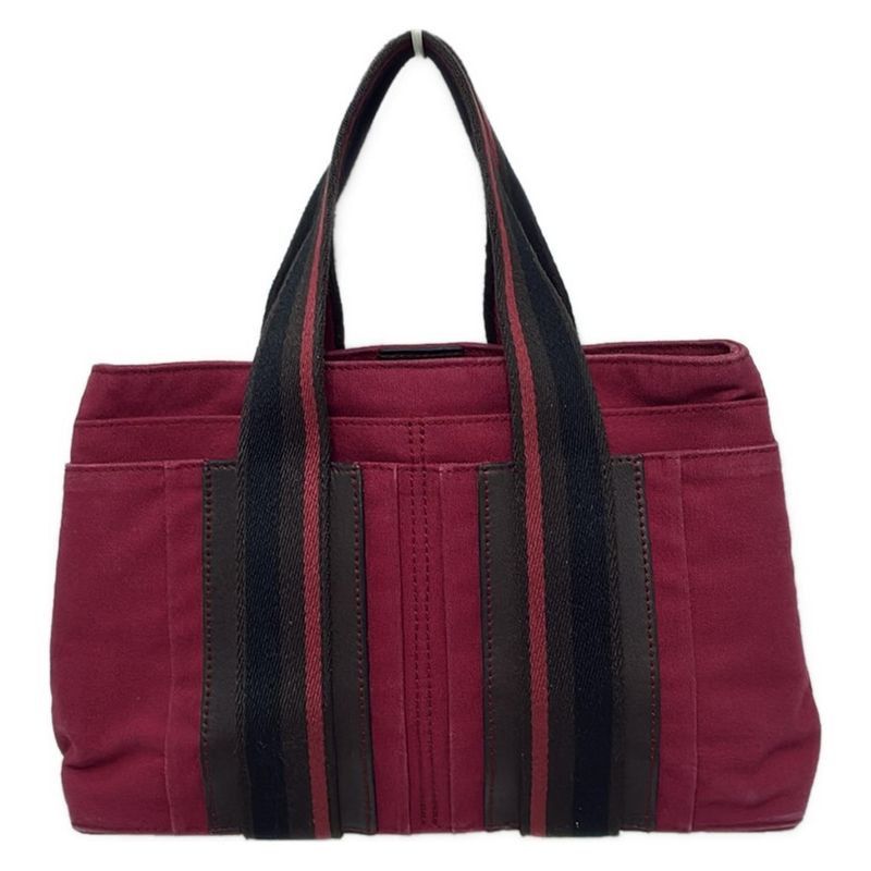 Hermes Tote Bag Troca Horizontal PM Red×brown×multi Leather