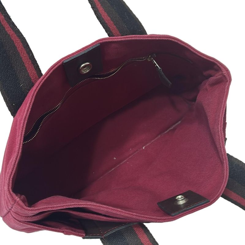 Hermes Tote Bag Troca Horizontal PM Red×brown×multi Leather