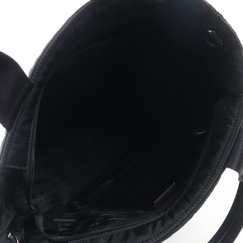 Prada 1bg867 Re-nylon With Pouch And Shoulder Triangle Logo Leather Use 2WAY