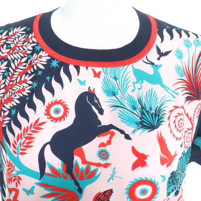 Hermes 23SS 3e2808d4 LE Charme D'orphee Silk Switch Twill Laine Short Sleeves