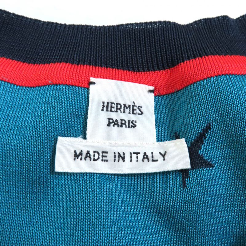 Hermes 23SS 3e2808d4 LE Charme D'orphee Silk Switch Twill Laine Short Sleeves