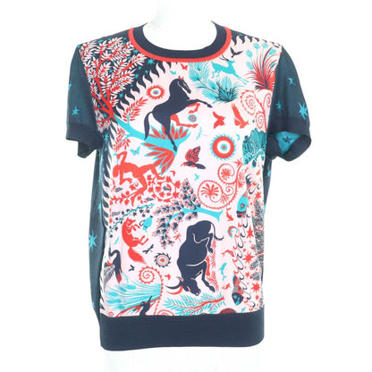 Hermes 23SS 3e2808d4 LE Charme D'orphee Silk Switch Twill Laine Short Sleeves