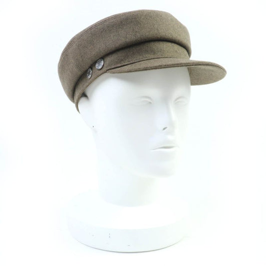 Hermes Deauville 100% Cashmere Silver Hardware Serie Hardware Casket Brownish