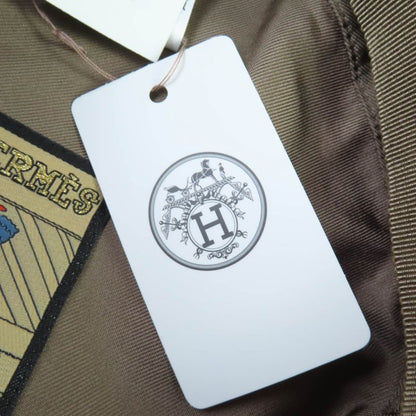 Hermes Deauville 100% Cashmere Silver Hardware Serie Hardware Casket Brownish