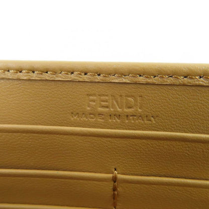 Fendi 8m0251 3D FF Logo Ffhardware Baguette Continental Nappa Leather Long