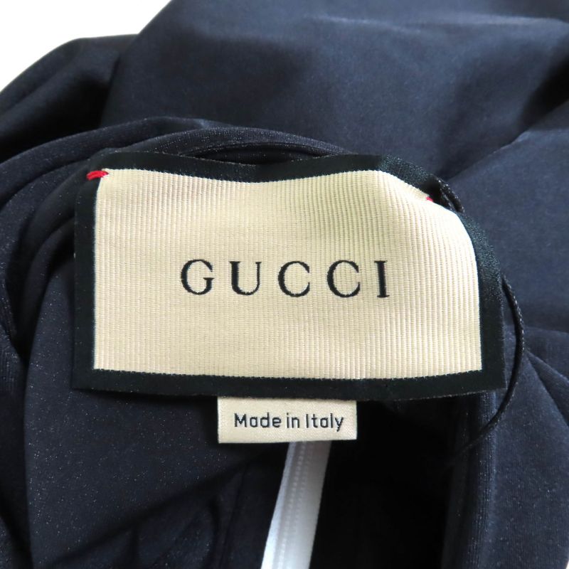 Gucci 22AW 688615 Interlocking G Cropped Spark Ring Long Sleeve Track Top Cut