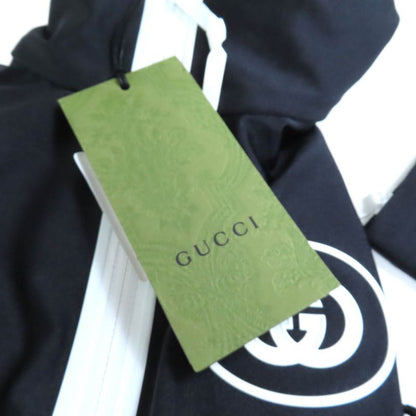 Gucci 22AW 688615 Interlocking G Cropped Spark Ring Long Sleeve Track Top Cut