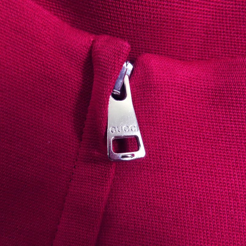 Gucci 410154 Silk Blend Sleeveless Pleated Dress With Belt Pink 38 With Hangers