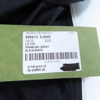 Gucci 22aw 688615 Interlocking G Cropped Spark Ring Long Sleeve Track Top Cut