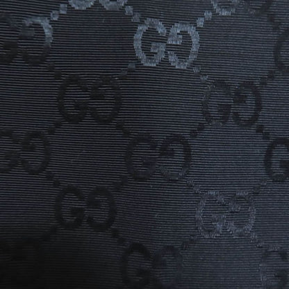 Gucci 664408 GG Pattern Center Press Cotton Pants Bottoms Black 36 Made In