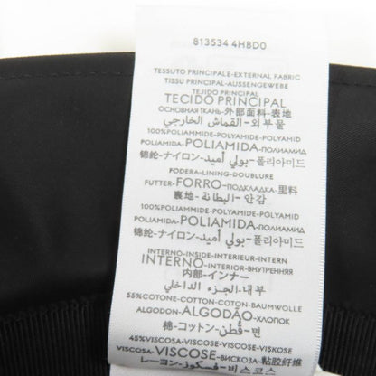Gucci 25SS 813534 Logo Bucket Hat Black L Storage With Bag Made In Italy
