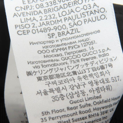 Gucci 25SS 813534 Logo Bucket Hat Black L Storage With Bag Made In Italy