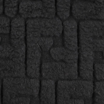  Fendi 2023 Fy0981 FF Logo Zucca Pattern Embossed Pullover Hoodie Black S Made