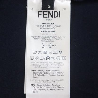  Fendi 2022 Fy0936 100% Cotton FF Logo Crew Neck Short Sleeve Short Sleeve