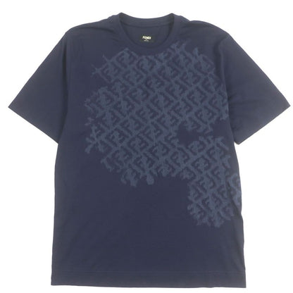  Fendi 2022 Fy0936 100% Cotton FF Logo Crew Neck Short Sleeve Short Sleeve