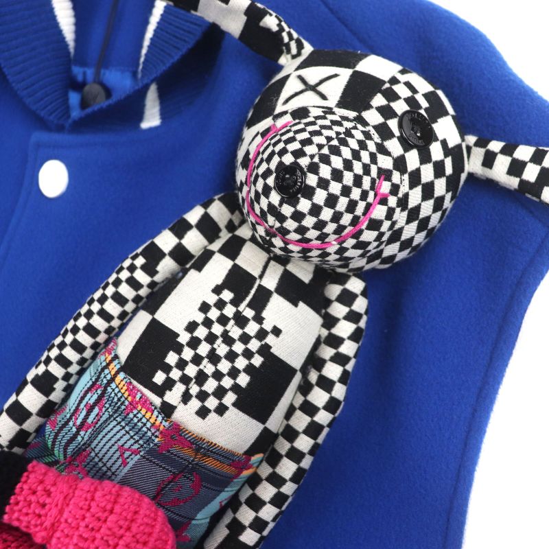  Louis Vuitton Hkl80emjy Puppet Baseball Blouson Sleeve Leather Stajan Blue