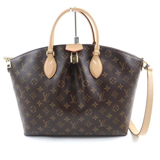 Louis Vuitton M45987 Monogram Boesi NM MM Logo 2-way Leather Shoulder Handbag