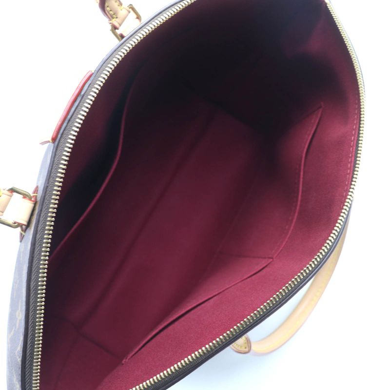 Louis Vuitton M45987 Monogram Boesi NM MM Logo 2-way Leather Shoulder Handbag