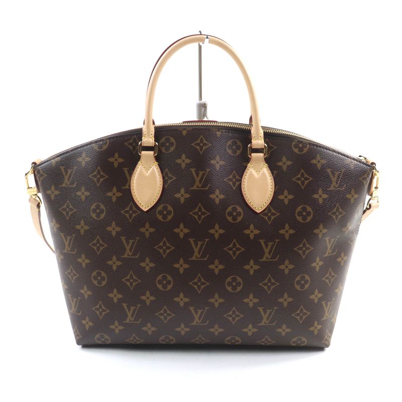 Louis Vuitton M45987 Monogram Boesi NM MM Logo 2-way Leather Shoulder Handbag