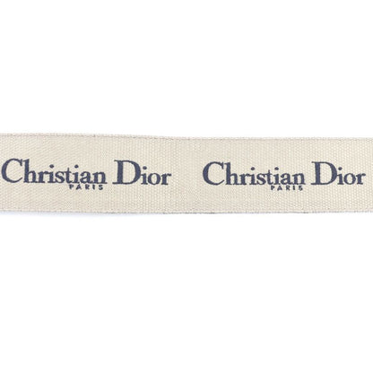 Christian DIOR B0001cbte Canvas Logo Embroidery Leather Combi Belt Storage