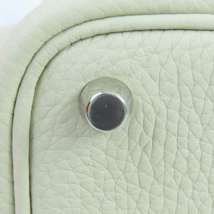 Hermes Picotin Lock PM Taurillon Clemence Beton Silver Hardware Handbag