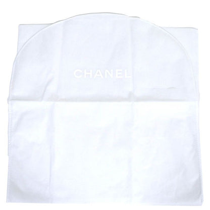 CHANEL 2023 P74166 Coco Mark Logo NO.5 Patch Sequin Embellished Blouson White