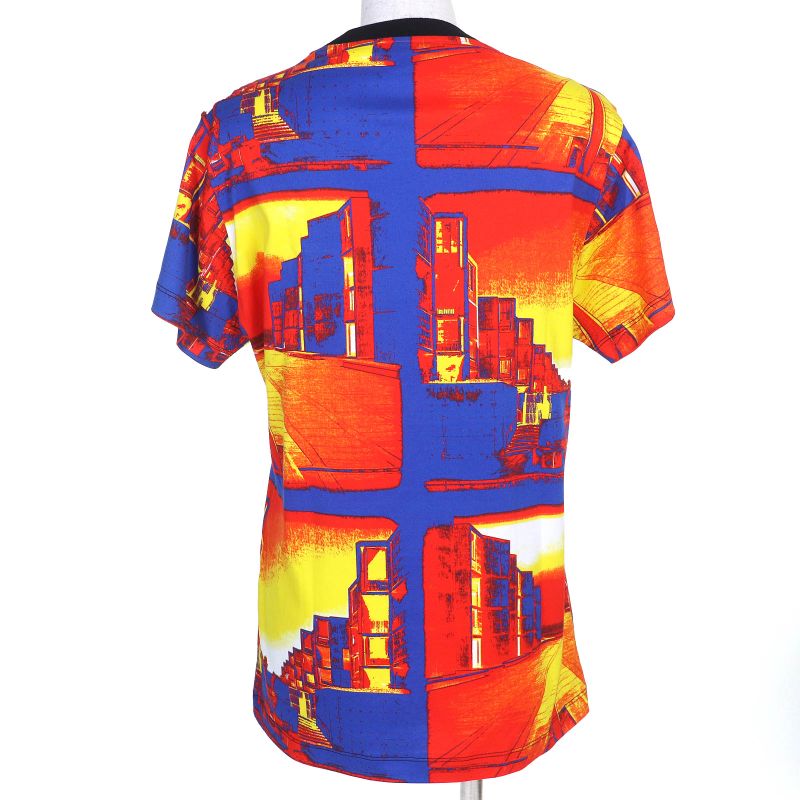 Louis Vuitton 23SS 100% Cotton City Print LV Chain Crew Neck Short Sleeve