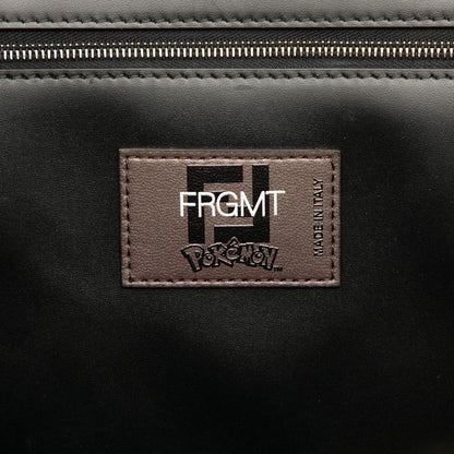 Fendi X Fragment X Pokémon Zucca Kailu Tote Bag Shoulder Bag 2WAY 8bh357 Brown