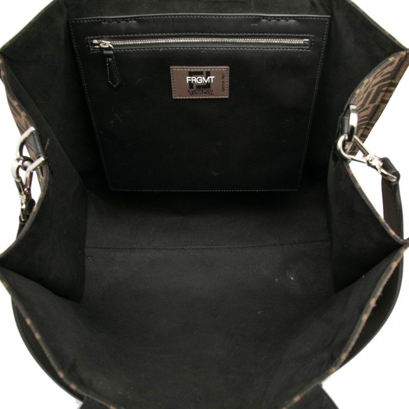 Fendi X Fragment X Pokémon Zucca Kailu Tote Bag Shoulder Bag 2WAY 8bh357 Brown