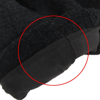 CHANEL Vintage 96A P08101 Wool Tweed Short Jacket With Coco Mark Button Belt