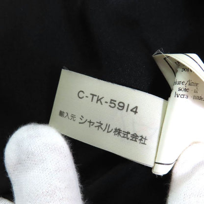 CHANEL Vintage 96A P08101 Wool Tweed Short Jacket With Coco Mark Button Belt