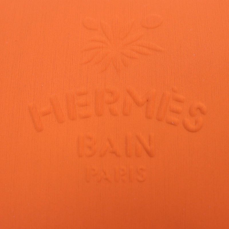 Hermes Trousse Flat Neobain MM Black Hardware Logoed Cat Design Leather ZIP