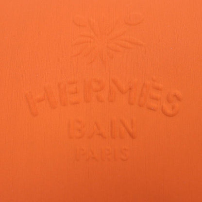 Hermes Trousse Flat Neobain MM Black Hardware Logoed Cat Design Leather ZIP