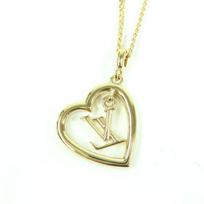 Louis Vuitton 2024 M02389 Necklace - My LV Heart Rhinestone Gold With Box And