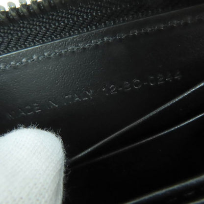 DIOR 2esbc316flg Zip Coin Case Gravity Leather Coin Case Black With Box And