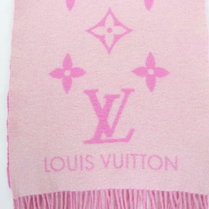 Louis Vuitton M76066 Echarpe Reykjavik 100% Cashmere Scarf With LV Logo Fringe