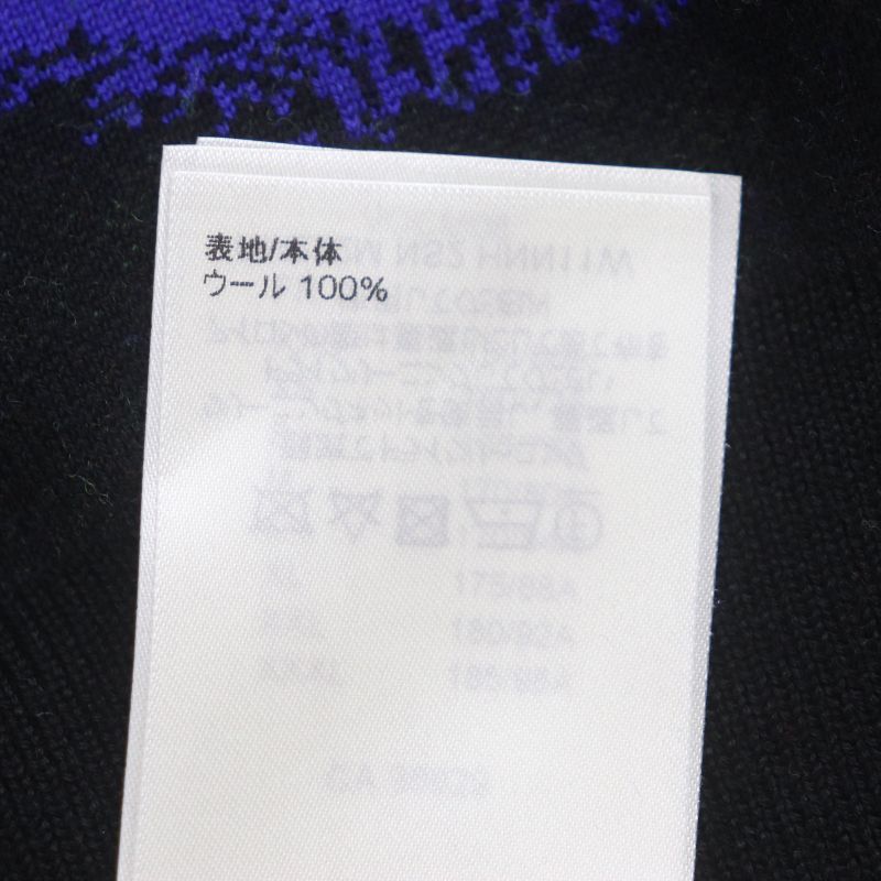 Louis Vuitton 22AW Hnn11w 100% Wool Crew Neck Pullover Knit Sweater With