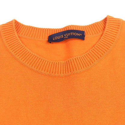  Louis Vuitton 23AW 100% Cotton Signature Logo Embroidery Crewneck Short