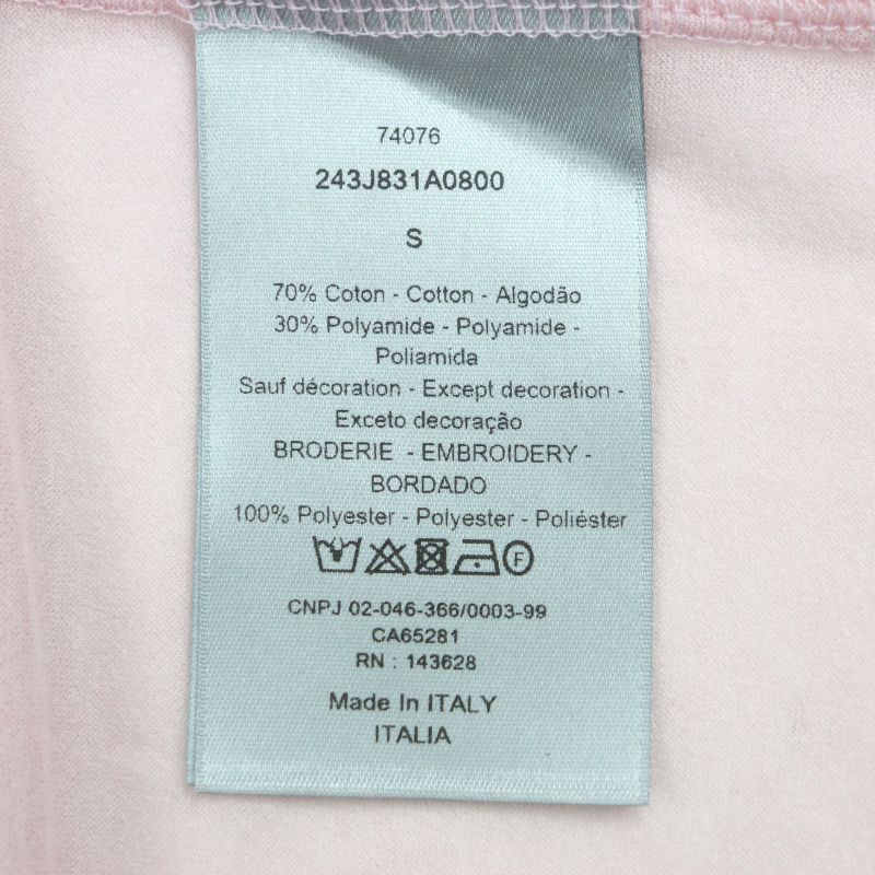  DIOR Homme 243j831a0800 Logo Embroidery Lightweight Light Hand Long Sleeve