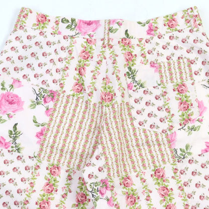 DIOR Homme 293c170b5680 Logo Patchwork Floral Pattern Half Pants Shorts