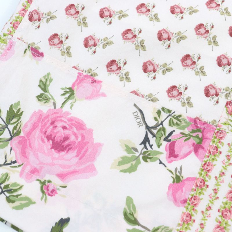 DIOR Homme 293c170b5680 Logo Patchwork Floral Pattern Half Pants Shorts