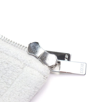 DIOR Homme 2025 513j501a0892 Logo Patch Lined Oblique Zip Up Fleece Jacket Gray