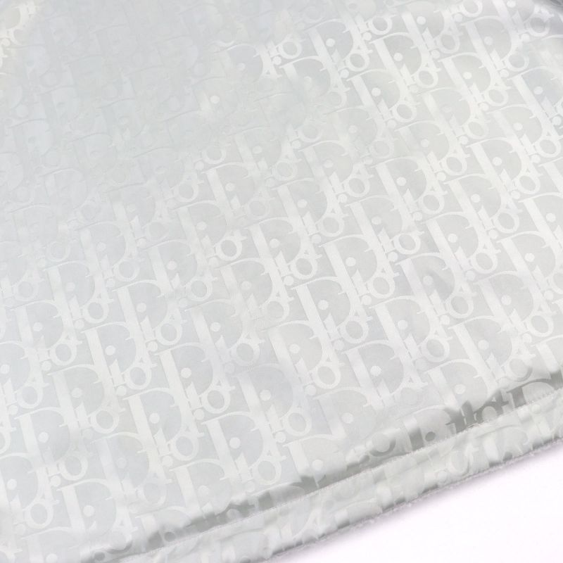 DIOR Homme 2025 513j501a0892 Logo Patch Lined Oblique Zip Up Fleece Jacket Gray